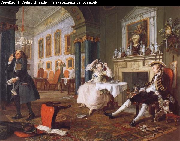 William Hogarth Marriage a la Mode ii The Tete a Tete